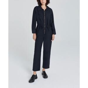 AG Adriano Goldschmeid Coveralls Boilersuit Zip Up Flight Suit Controlla Black